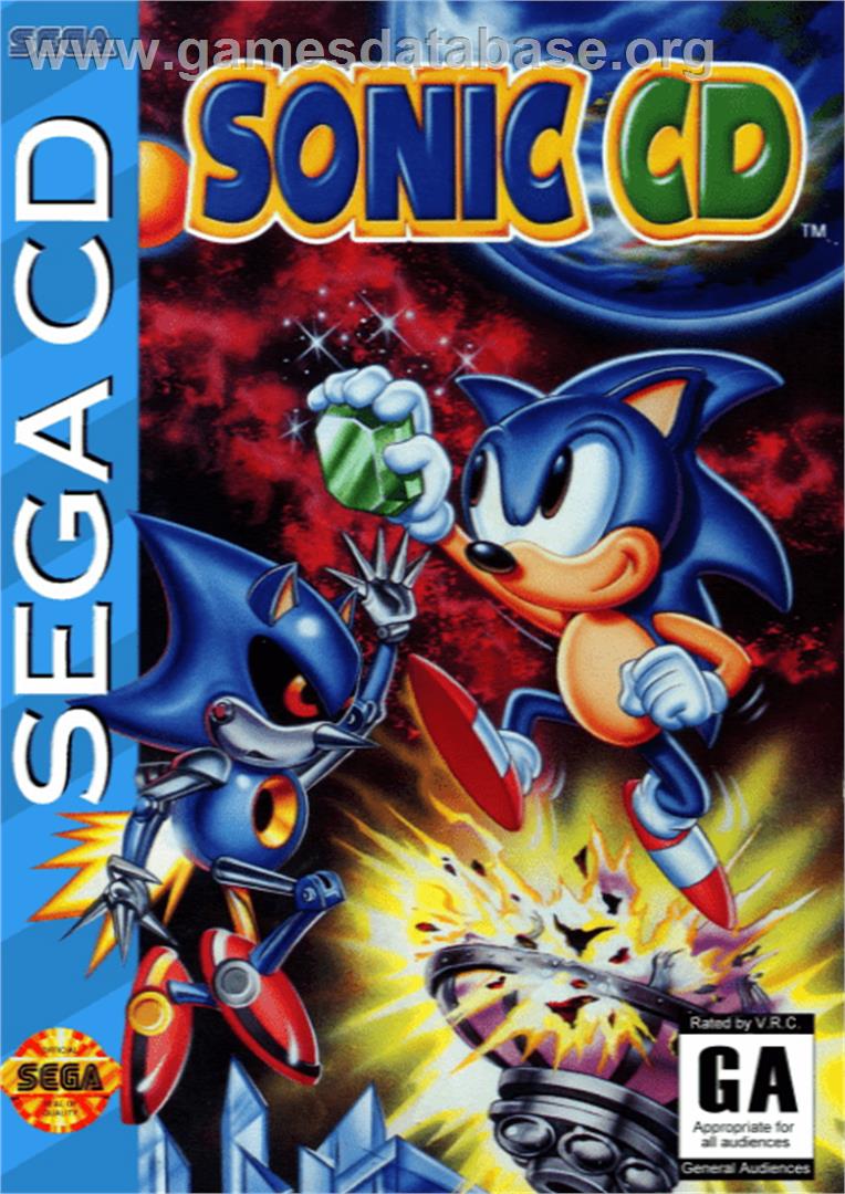 Sonic CD - Sega CD - Artwork - Box