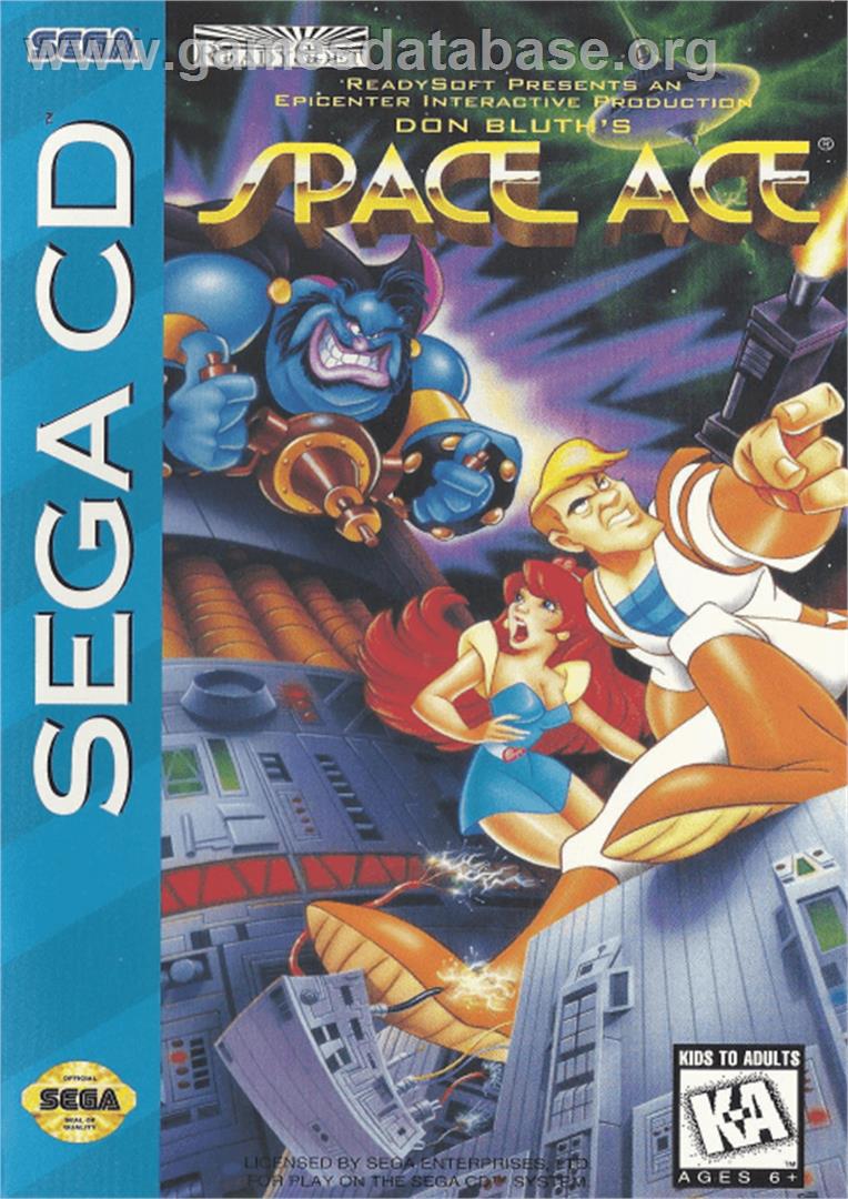 Space Ace - Sega CD - Artwork - Box