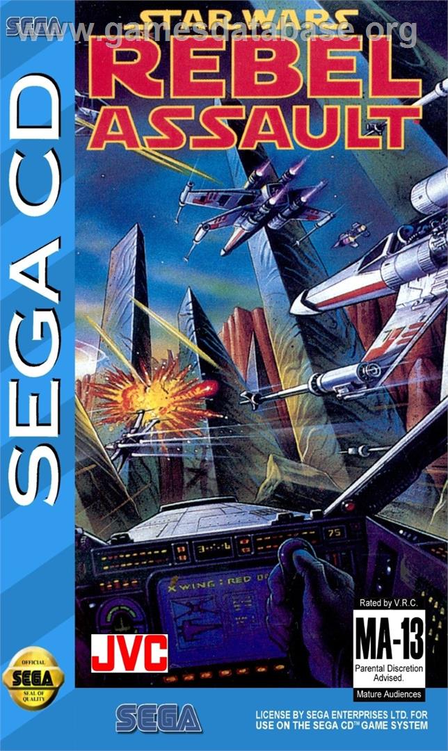 Star Wars - Rebel Assault - Sega CD - Artwork - Box