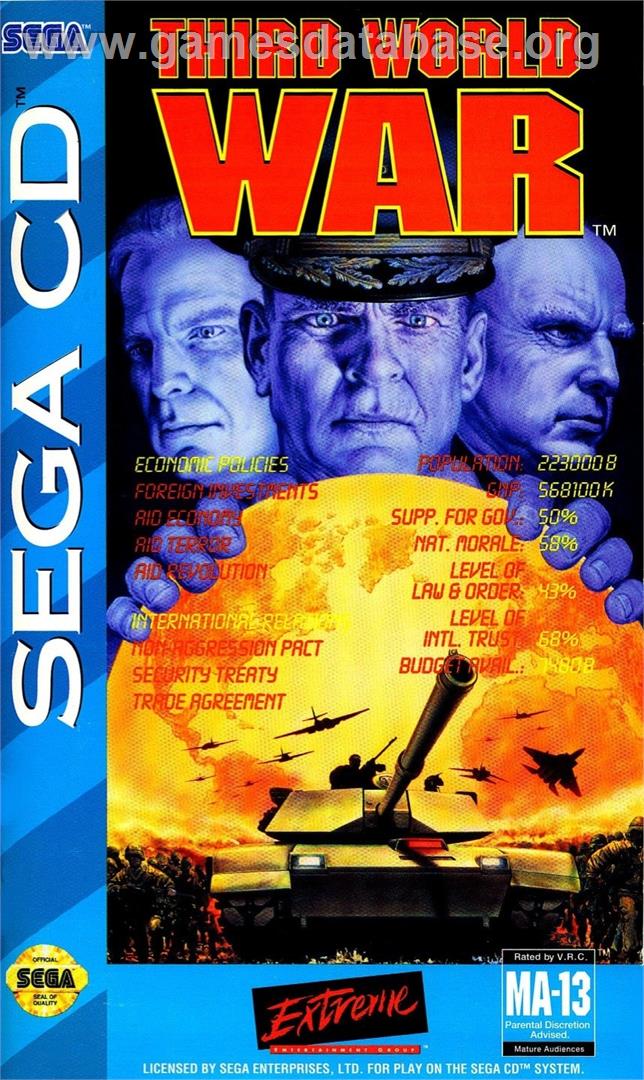 Third World War, The - Sega CD - Artwork - Box