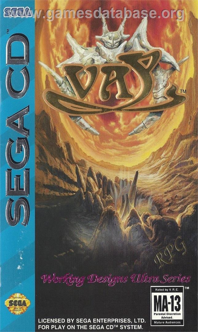 Vay - Sega CD - Artwork - Box