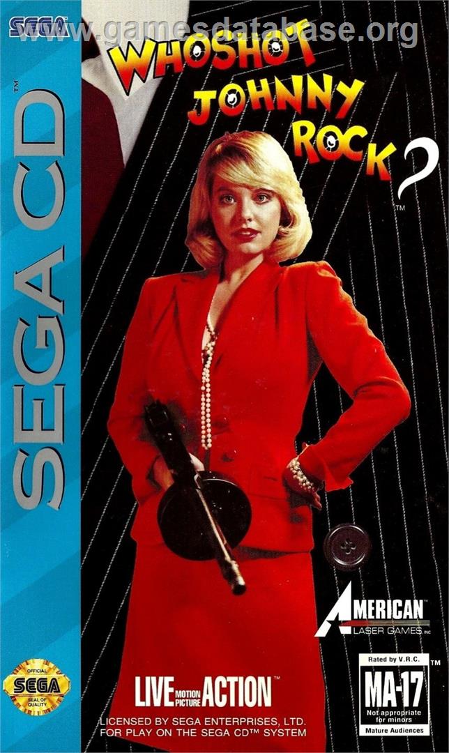 Who Shot Johnny Rock? - Sega CD - Artwork - Box