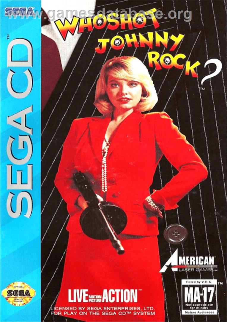 Who Shot Johnny Rock? v1.6 - Sega CD - Artwork - Box