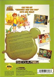 Box back cover for Adventures Of Willy Beamish, The on the Sega CD.
