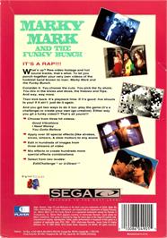 Box back cover for Make My Video: Marky Mark and the Funky Bunch on the Sega CD.