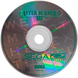 Artwork on the CD for After Burner 3 on the Sega CD.