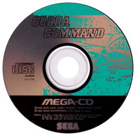 Artwork on the CD for Cobra Command on the Sega CD.