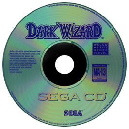 Artwork on the CD for Dark Wizard on the Sega CD.