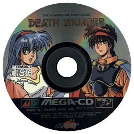 Artwork on the CD for Death Bringer on the Sega CD.