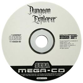 Artwork on the CD for Dungeon Explorer on the Sega CD.
