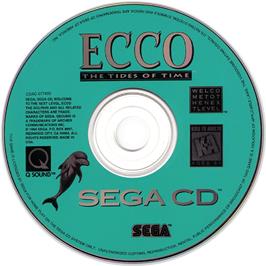 Artwork on the CD for Ecco - The Tides of Time on the Sega CD.