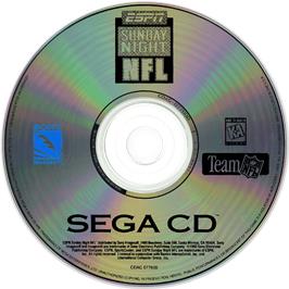 Artwork on the CD for Espn Sunday Night Nfl on the Sega CD.