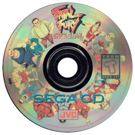 Artwork on the CD for Fatal Fury Special / Garou Densetsu Special on the Sega CD.