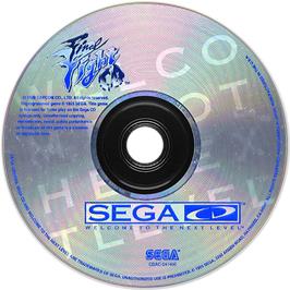 Artwork on the CD for Final Fight Cd on the Sega CD.