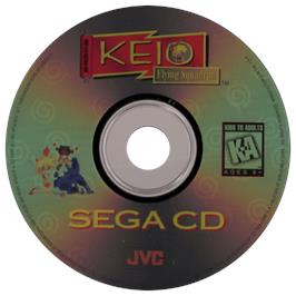 Artwork on the CD for Keio Flying Squadron on the Sega CD.