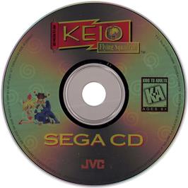 Artwork on the CD for Keio Flying Squadron on the Sega CD.