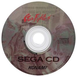 Artwork on the CD for Lethal Enforcers II: Gun Fighters on the Sega CD.