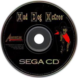 Artwork on the CD for Mad Dog Mccree on the Sega CD.