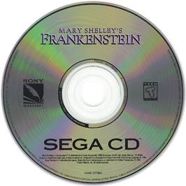 Artwork on the CD for Mary Shelley's Frankenstein on the Sega CD.