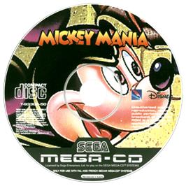 Artwork on the CD for Mickey Mania on the Sega CD.
