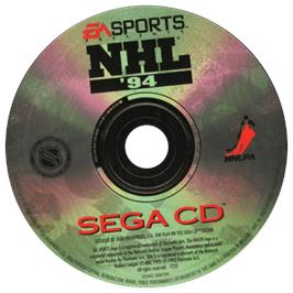Artwork on the CD for NHL '94 on the Sega CD.