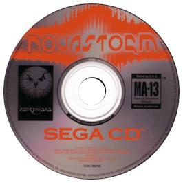 Artwork on the CD for Novastorm on the Sega CD.