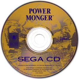 Artwork on the CD for Power Monger on the Sega CD.