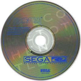 Artwork on the CD for Prince Of Persia on the Sega CD.