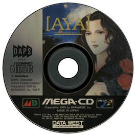 Artwork on the CD for Psychic Detective Series Vol. 3 - Aya on the Sega CD.