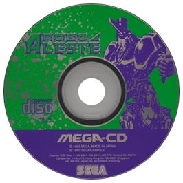 Artwork on the CD for Robo Aleste on the Sega CD.