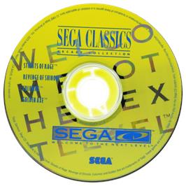 Artwork on the CD for Sega Classics Arcade Collection (Limited Edition) on the Sega CD.