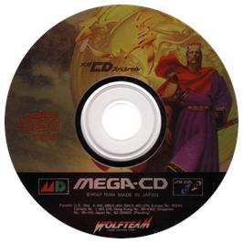 Artwork on the CD for Tenbu Mega Cd Special on the Sega CD.