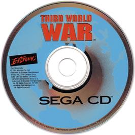 Artwork on the CD for Third World War, The on the Sega CD.