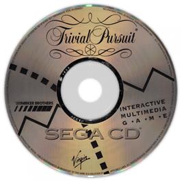 Artwork on the CD for Trivial Pursuit on the Sega CD.