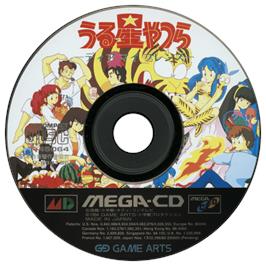Artwork on the CD for Urusei Yatsura: Dear My Friends on the Sega CD.
