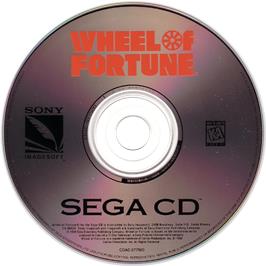 Artwork on the CD for Wheel Of Fortune on the Sega CD.