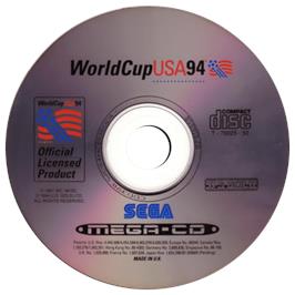 Artwork on the CD for World Cup USA '94 on the Sega CD.