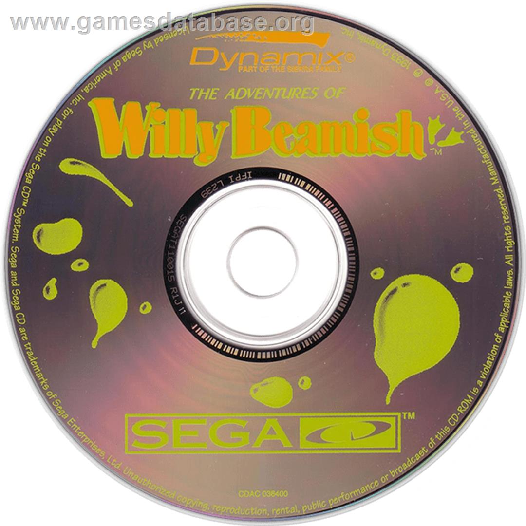 Adventures Of Willy Beamish, The - Sega CD - Artwork - CD