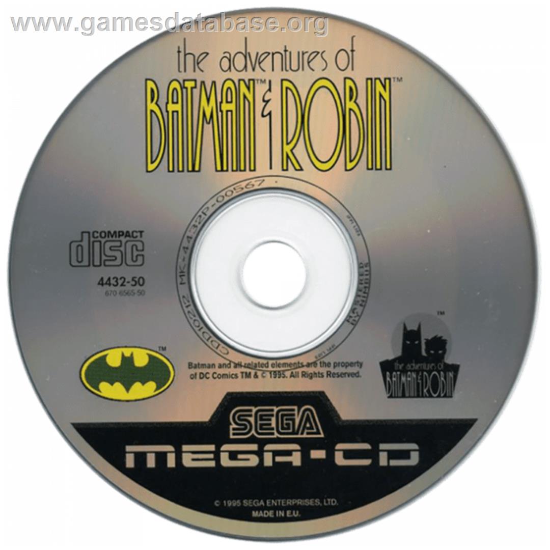 Adventures of Batman & Robin - Sega CD - Artwork - CD