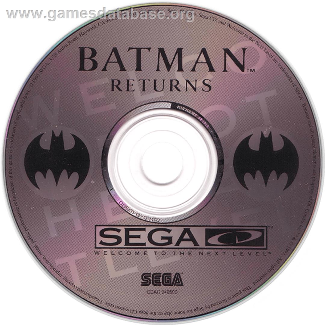 Batman Returns - Sega CD - Artwork - CD