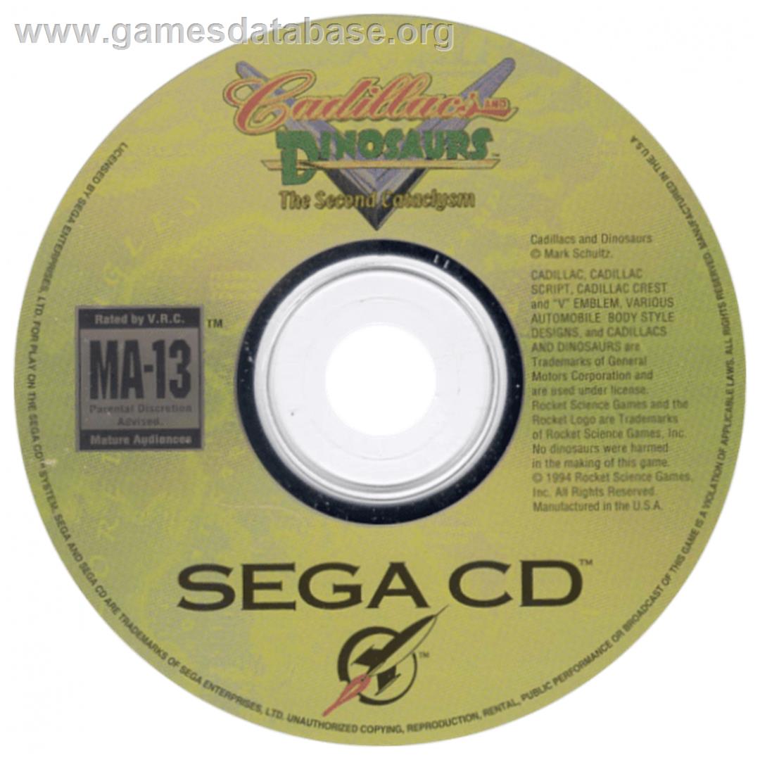 Cadillacs and Dinosaurs: The Second Cataclysm - Sega CD - Artwork - CD