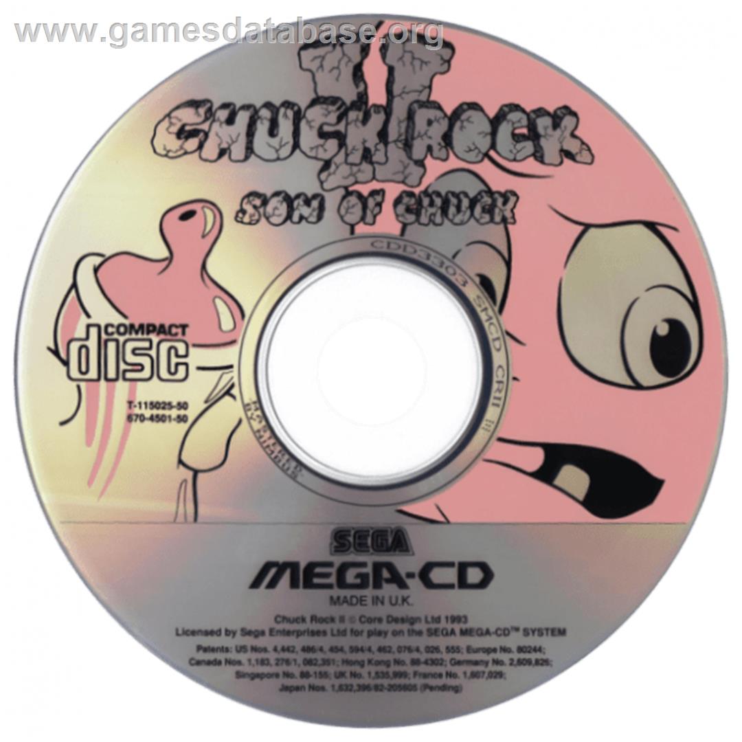 Chuck Rock 2: Son of Chuck - Sega CD - Artwork - CD
