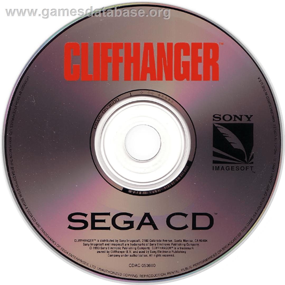 Cliffhanger - Sega CD - Artwork - CD
