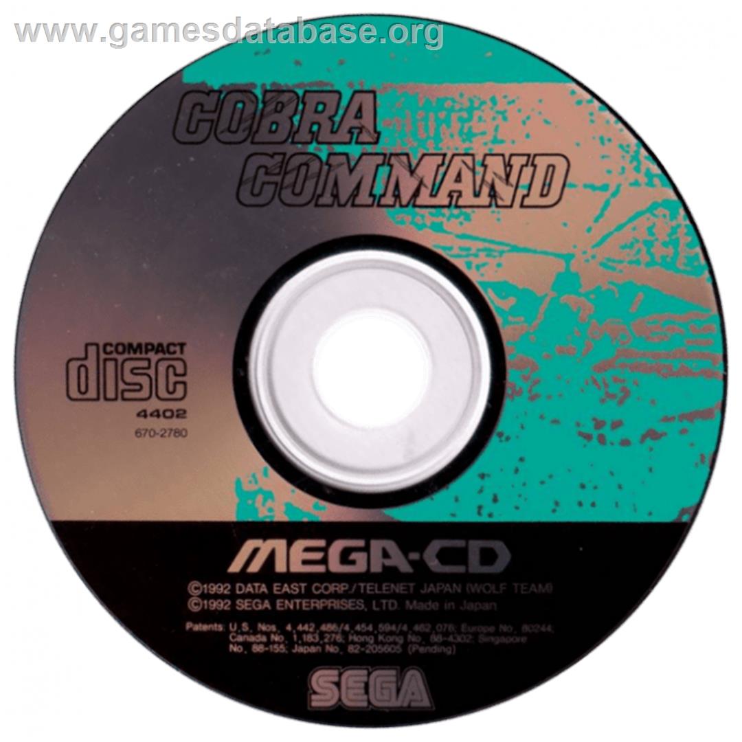 Cobra Command - Sega CD - Artwork - CD