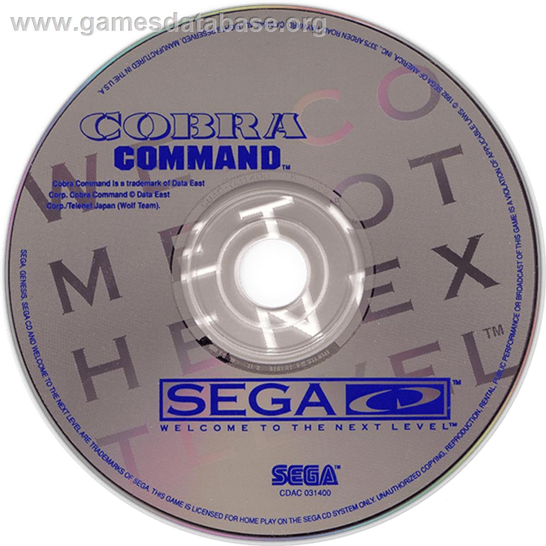 Cobra Command - Sega CD - Artwork - CD