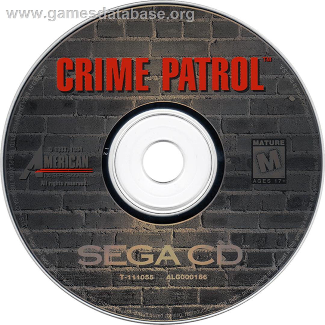 Crime Patrol - Sega CD - Artwork - CD