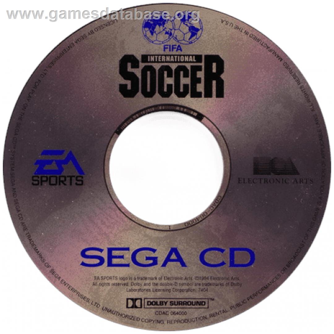 FIFA International Soccer - Sega CD - Artwork - CD