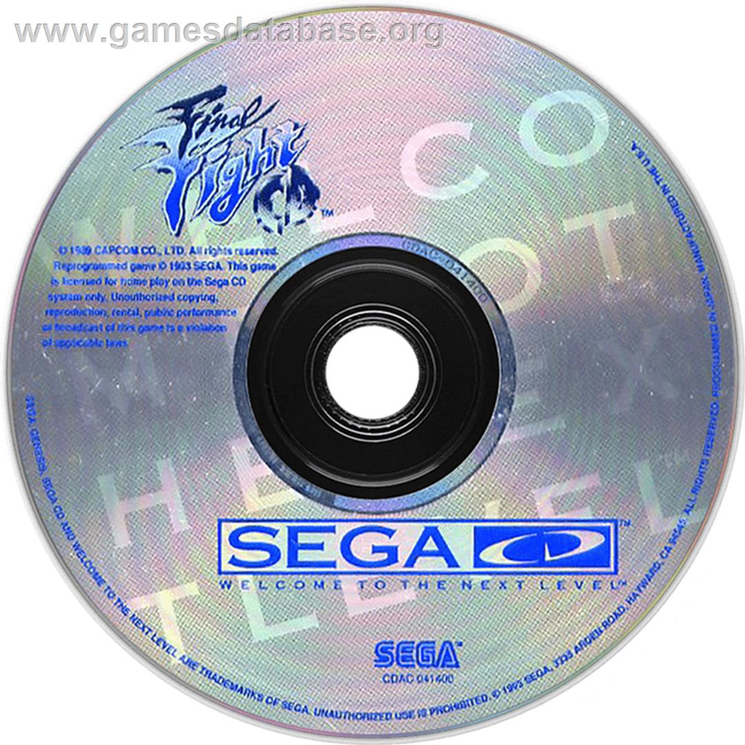 Final Fight Cd - Sega CD - Artwork - CD
