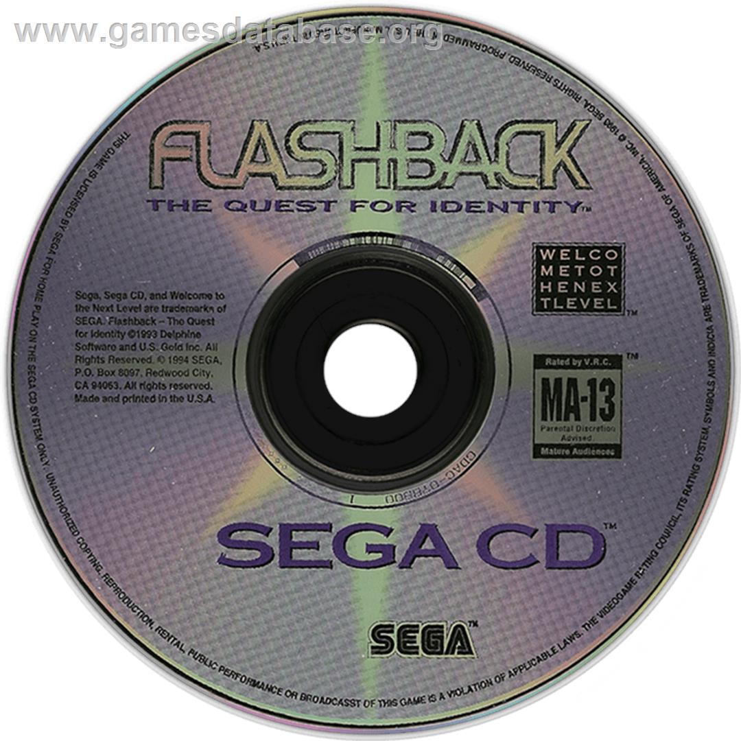 Flashback - Sega CD - Artwork - CD