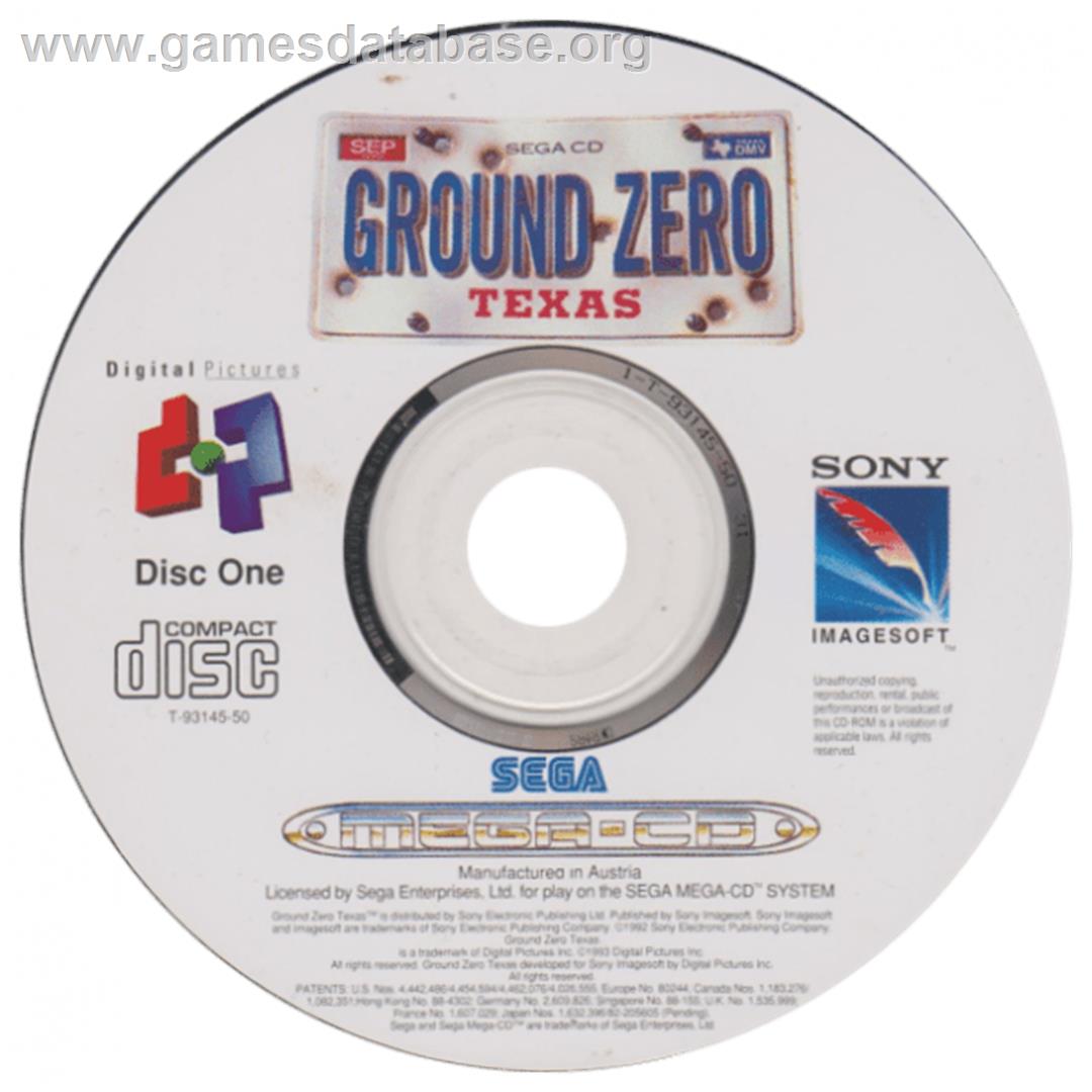 Ground Zero Texas - Sega CD - Artwork - CD